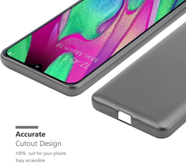 Actual product image Cadorabo TPU Matt Metallic Cover (Samsung Galaxy A40)