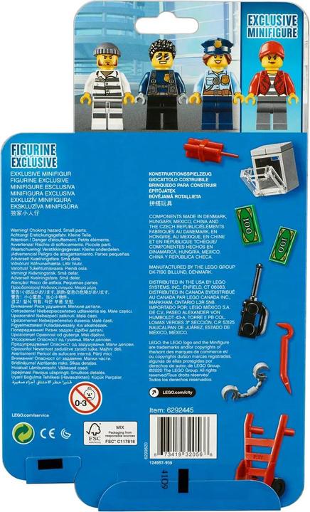 Produktbild LEGO City Polizei-Minifiguren-Zubehörset (40372, LEGO City)