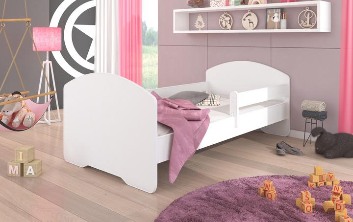 Actual product image ADRK Furniture Bed with Mattress and Railing PEPE 160x80 (160 x 80 cm)