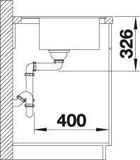 Produktbild Blanco Zenar 5 S-F (Einbauspüle mit Abtropffläche, 90.25 cm, 49.75 cm)