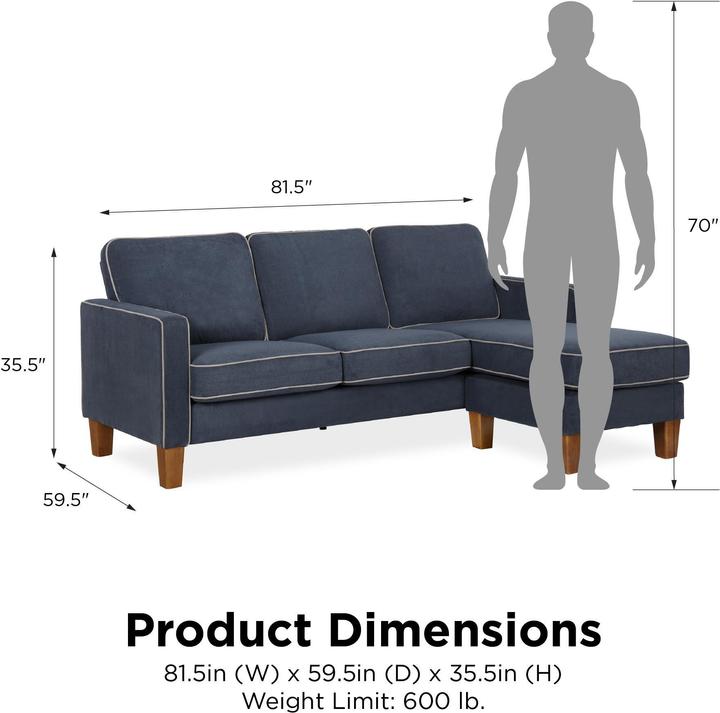 Actual product image Novogratz Bowen (Corner sofa)