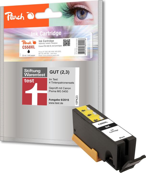 Actual product image Peach Pgi-550bk XL (FC)