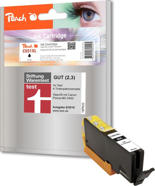 Image du produit Peach Cli-551bk XL (PBK)