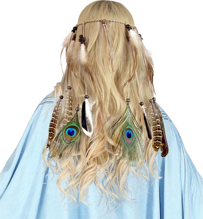 Actual product image Widmann Indianer Stirnband Mit Federn