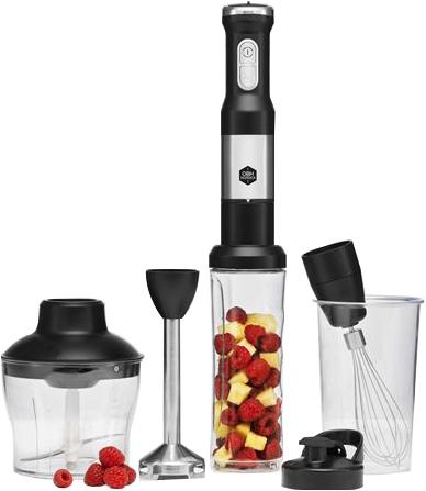 Produktbild OBH Nordica 7713 Mixer 0,7 l Pürierstab 850 W Schwarz, Edelstahl