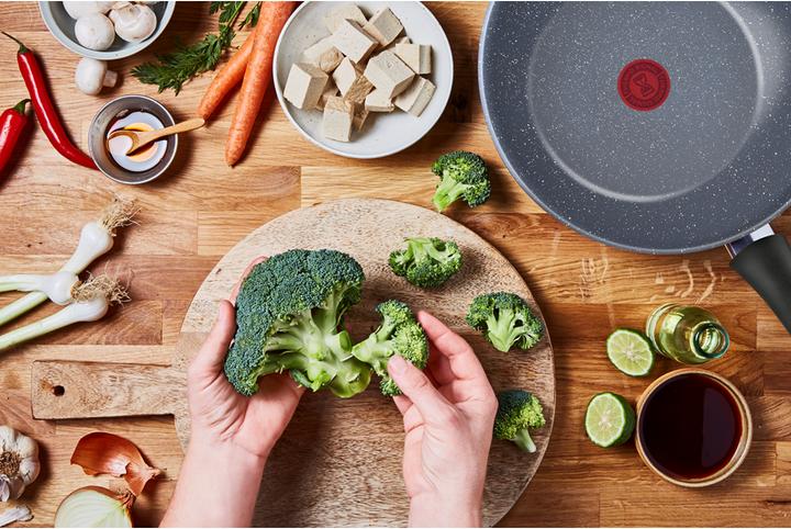 Produktbild Tefal Healthy Chef G1501923 Pfanne Wok-/Bratpfanne Rund (28 cm, Wok Pfanne, Bratpfanne, Aluminium)