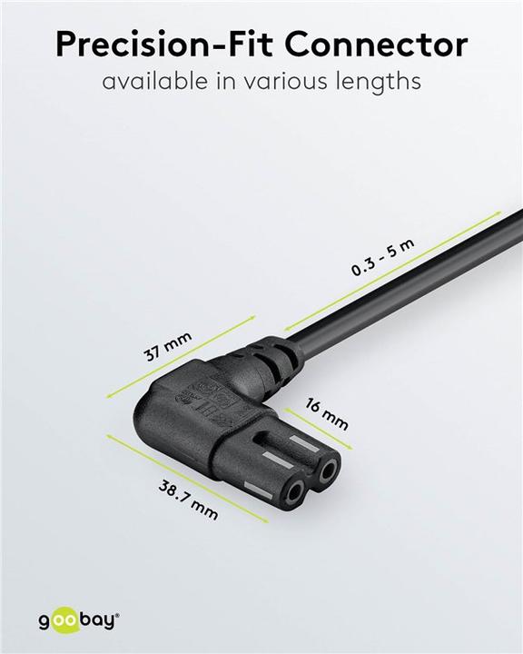 Immagine prodotto Goobay CEE 7/16 - C7 (0.30 m)