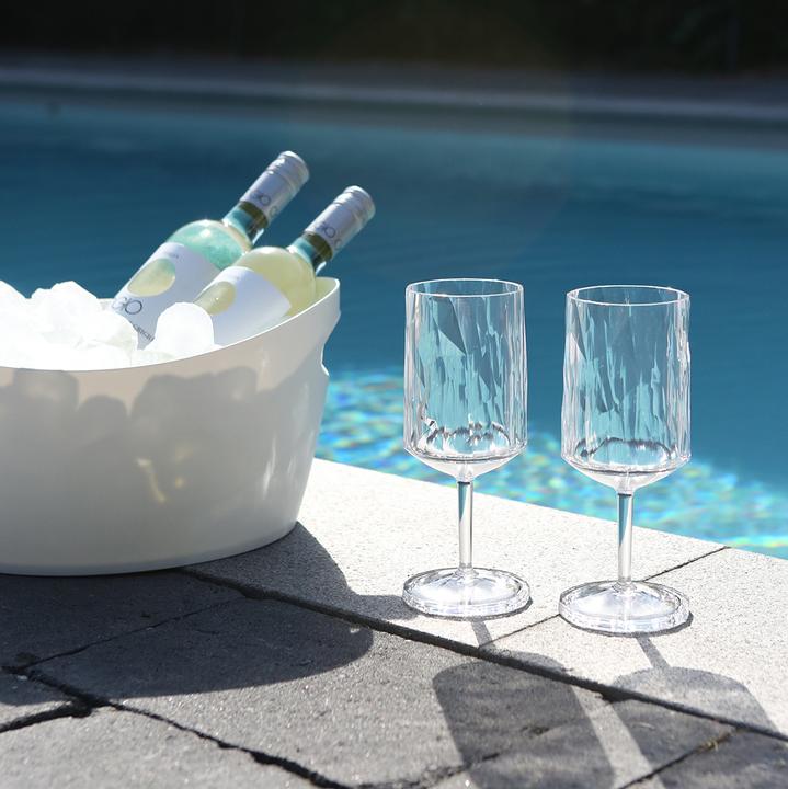 Actual product image Koziol Red wine glass Superglass (30 cl, 2 Glasses, Red wine glasses)