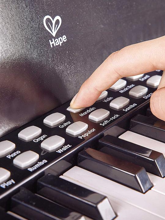 Image du produit Hape Piano à touches lumineuses avec tabouret (Multilingue)