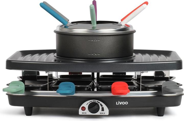 Image du produit Livoo Raclette Fondue Grill