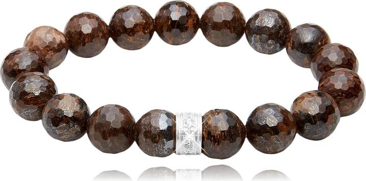 Leyda Bronzit Armband mit Silber & Zirkonia