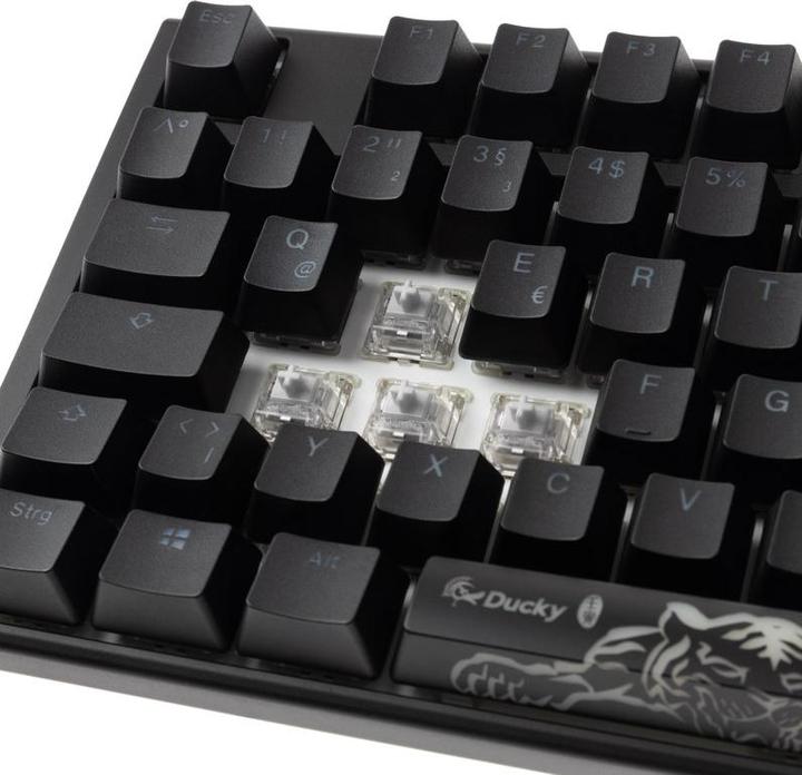 Image du produit Ducky One 3 Classic Black/White TKL Clavier de jeu, LED RGB - MX-Clear (DE, Filaire)