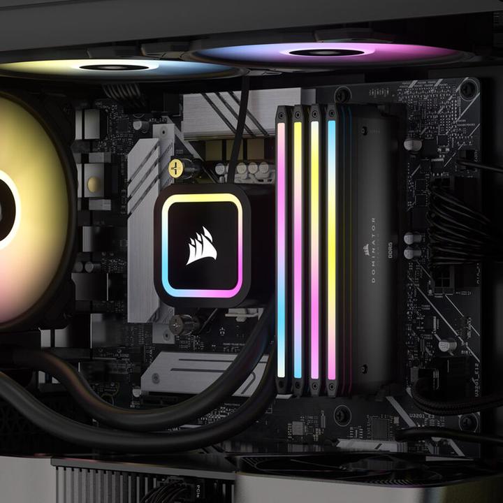 Actual product image Corsair DDR5, 7000MT/s 96GB 2x48GB DIMM, Unbuffered, 40-52-52-114, Std PMIC, XMP 3.0, DOMINATOR TITANIUM Bla (2 x 48GB, 0.00 MHz, DDR5 RAM, DIMM)