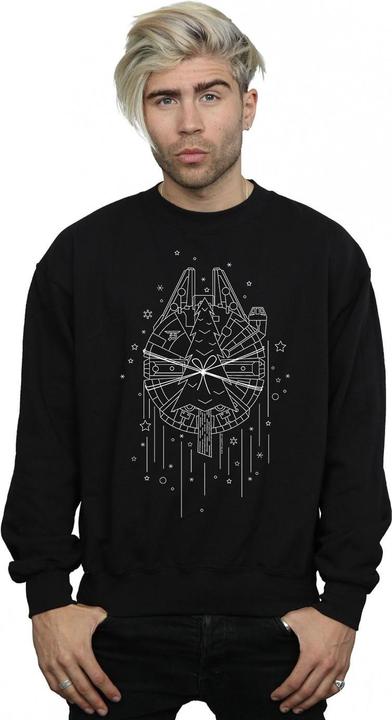 Produktbild Star Wars Millennium Falcon Christmas Tree Delivery Sweatshirt (M)