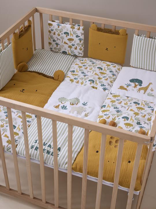 Produktbild Vertbaudet Baby Patchwork-Spieldecke/Laufstalleinlage SAVANNE (100 x 100 cm)