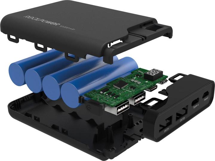 Produktbild RealPower PB-10000C (10000 mAh, 36 Wh)