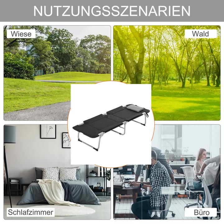 Produktbild Outsunny Campingbett mit rutschfesten Füssen