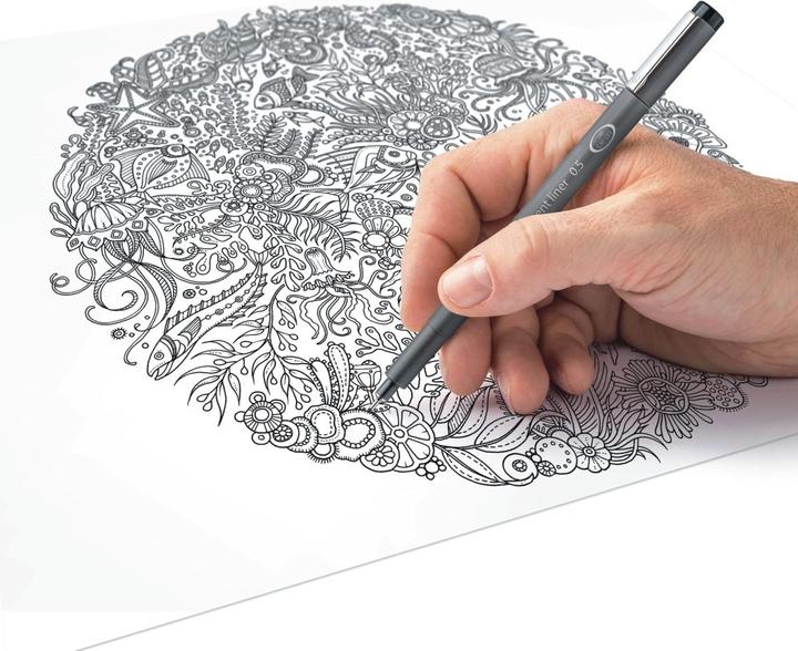 Actual product image Staedtler pigment liner 6ST Box (Black, 6 x)