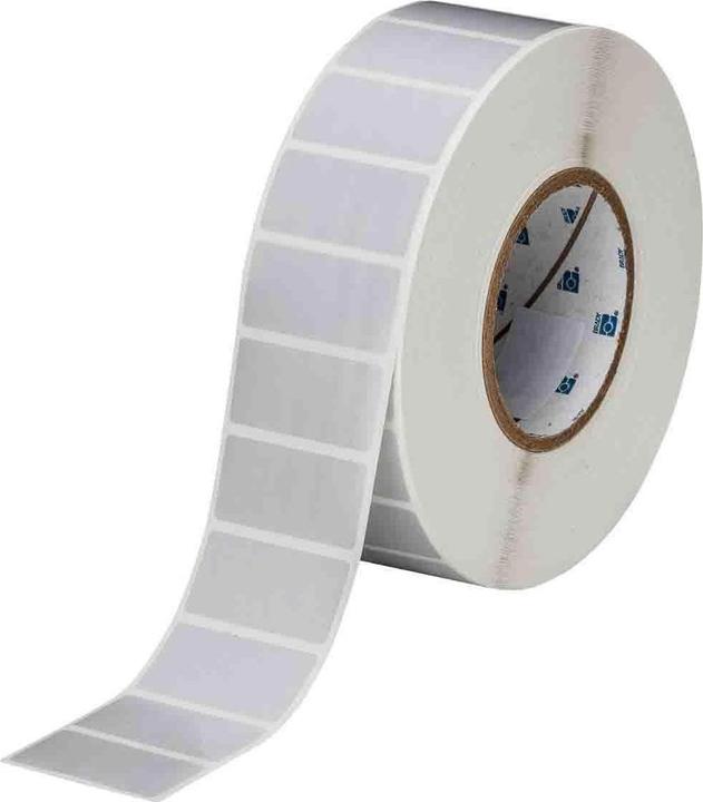 Produktbild Brady Polyesteretiketten, satin, silber, mit Klebstoff auf Gummibasis, 76-mm-Kern