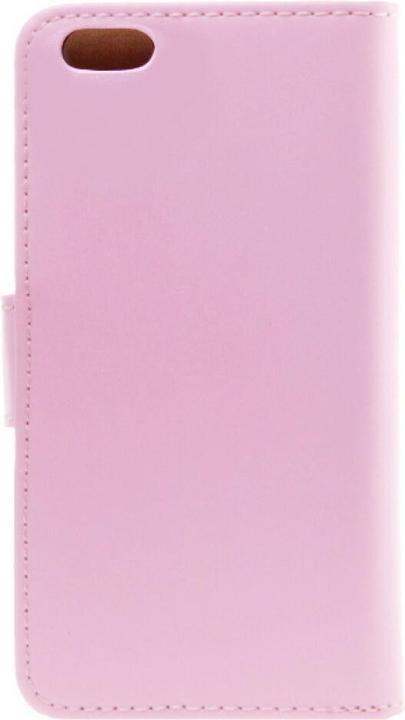 Image du produit NoName Étui portefeuille en cuir fin pour iPhone 6 Plus - rose 4250710556335 (Apple iPhone 6 Plus)