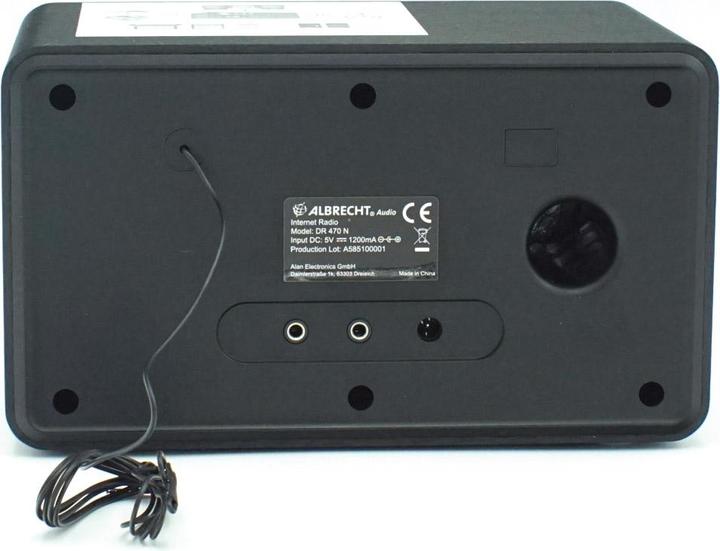 Actual product image Albrecht DR 470 N (Web radio, Wi-Fi)