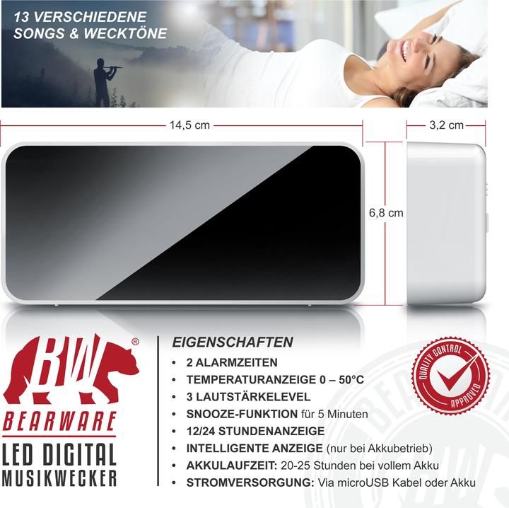 Image du produit Bearware Réveil musical