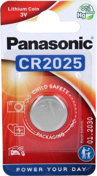 Actual product image Panasonic Lithium Power CR2025 (1 pcs., CR2025, 165 mAh)