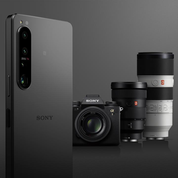 Actual product image Sony Xperia 1 IV (256 GB, Black, 6.50", SIM + eSIM, 12 Mpx, 5G)