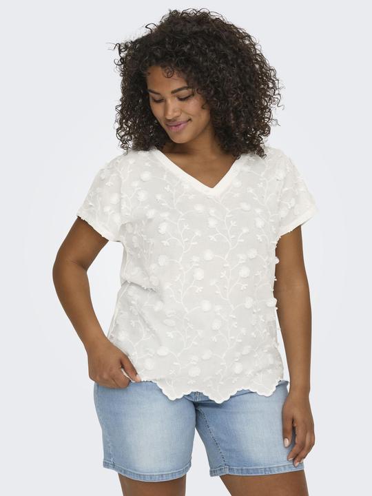 Produktbild Only Normal geschnitten V-Ausschnitt Curve Top Top (54)