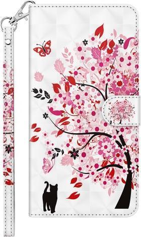 Produktbild Cover-Discount Google Pixel 6 - Etui Glitzer Effekt Baum rosa (Google Pixel 6)