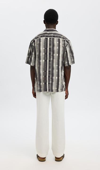 Actual product image Selected Homme Gemustertes Kurzarmhemd (S)