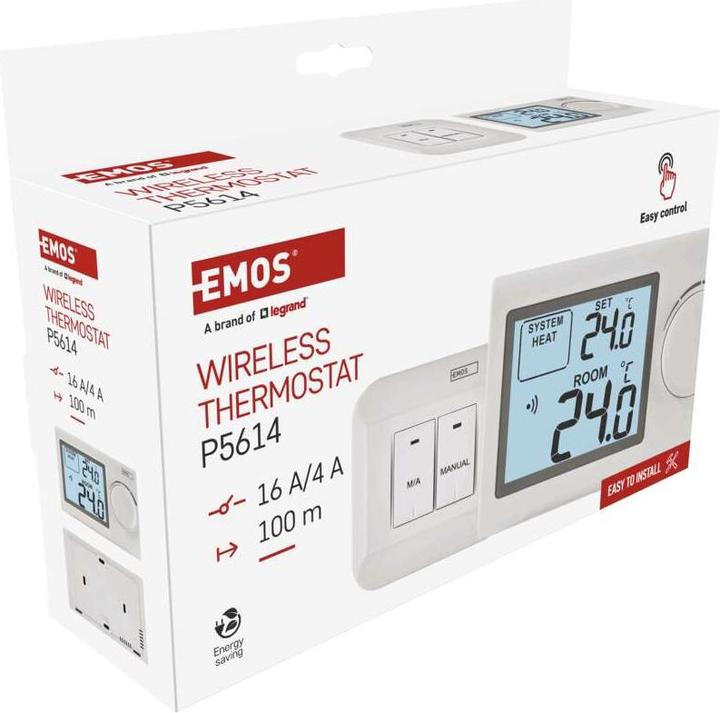 Image du produit Emos Thermostat d'ambiance P5614, manuel, sans fil