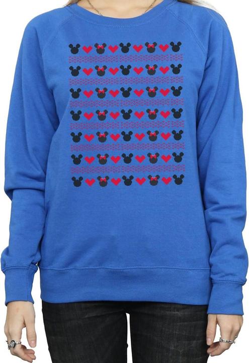 Produktbild Disney Mickey And Minnie Christmas Hearts Sweatshirt (L)