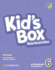 Actual product image Kid's Box New Generation Level 6 Activity Book with Digital Pack British English (English, Caroline Nixon, Michael Tomlinson, 2022)
