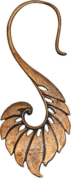 Produktbild Star Piercing Ohrgewicht Haken rosegold Schwan (ohne Messing, Bronze)