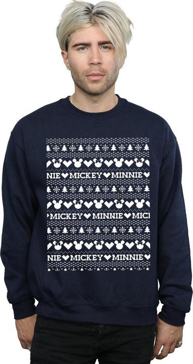 Image du produit Disney - Sweat MICKEY AND MINNIE CHRISTMAS FAIR ISLE - Homme (M)