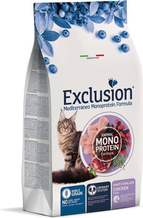 Actual product image Exclusion Cat Giant Steril. Chicken 300g (Adult, 8 pcs., 300 g)
