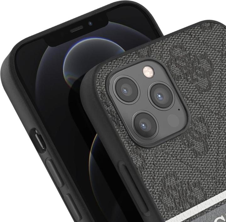 Actual product image Guess Hard Cover 4G Printed Stripe (Apple iPhone 12 Pro Max)