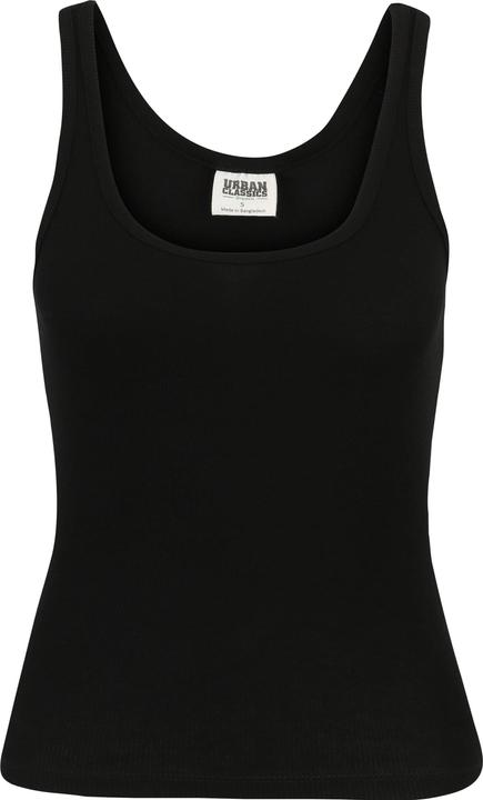 Actual product image Urban Classics Ladies Organic Basic Rib Top 2-Pack - 166867 (S)