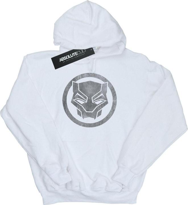 Black Panther Distressed Icon Hoodie (L)