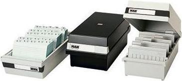 Actual product image Han Card index box A5 horizontal (A5)
