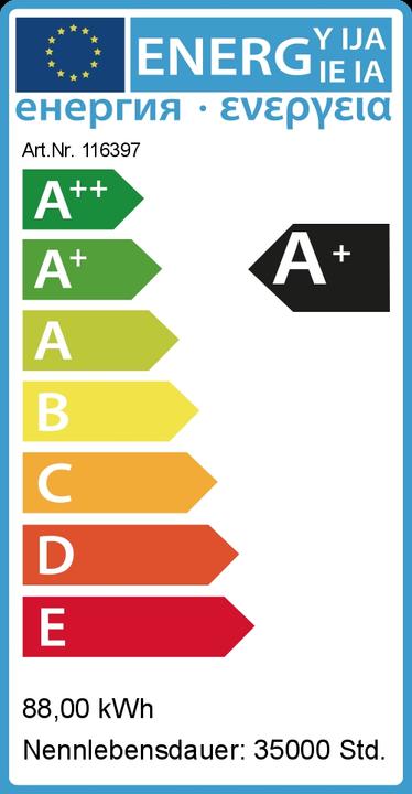 Energie-Label Synergy 21 LED SMD Power LED Chip 80W kaltweiss (8200 lm)