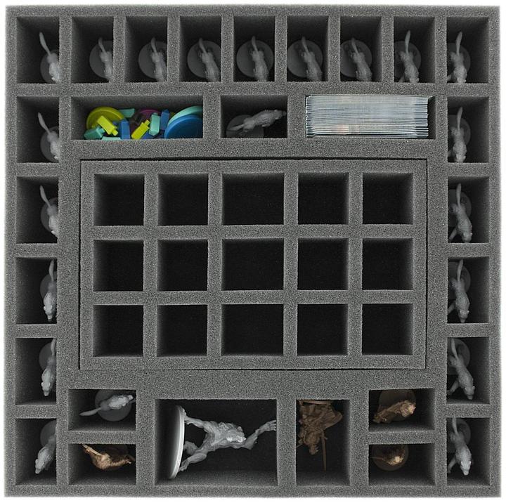 Image du produit Feldherr TRA63 - Transporteur avec 2 boîtes de stockage LBBG pour Zombicide Black Plague Kickstarter Knight