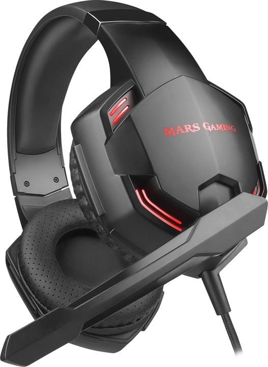 Mars Gaming Casque Micro Gamer Mhx Pro 7.1 (Noir/Rouge) (Filaire)