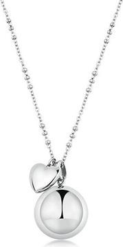 Actual product image Brosway Long Steel Necklace With Bell Heart Chakra Bhkn156