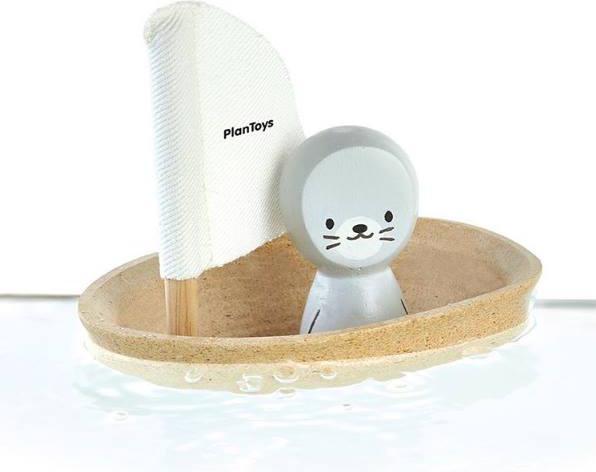 Produktbild Plantoys Segelboot - Seelöwe