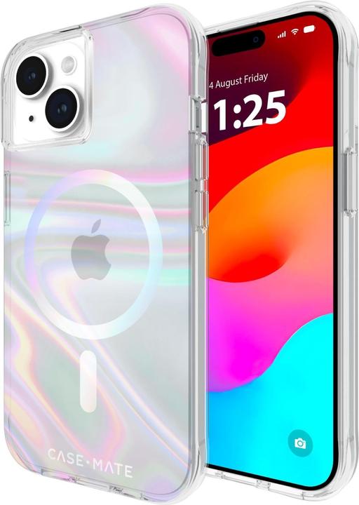 Produktbild Case-Mate Soap Bubble MagSafe - Etui iPhone 15 (Iridescent) (Apple iPhone 15)