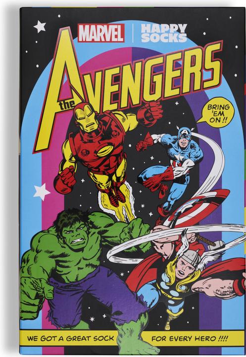 Produktbild Happy Socks Strümpfe MARVEL™ Avengers Socken 6er Pack (6er Pack, 41 - 46)