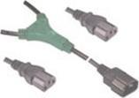 Produktbild MicroConnect Netz-Splitter (1.80 m, C14, C13)