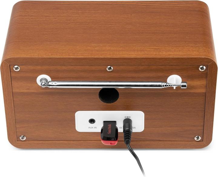 Produktbild Audizio DAB+ Radio Avio Weiss, Radio Tuner: FM, DAB+ (FM, DAB+, Bluetooth)